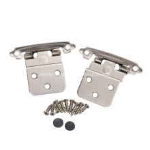 Face Mount Self Closing 3/8" Inset Cabinet Hinges